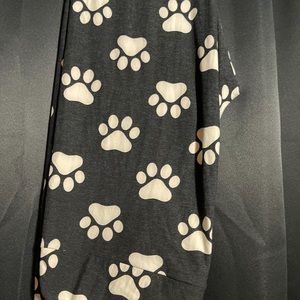 NWT VHTF LuLaRoe TC Paw Print Leggings